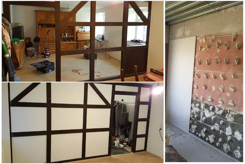 Innenausbau zwischen altem Fachwerk